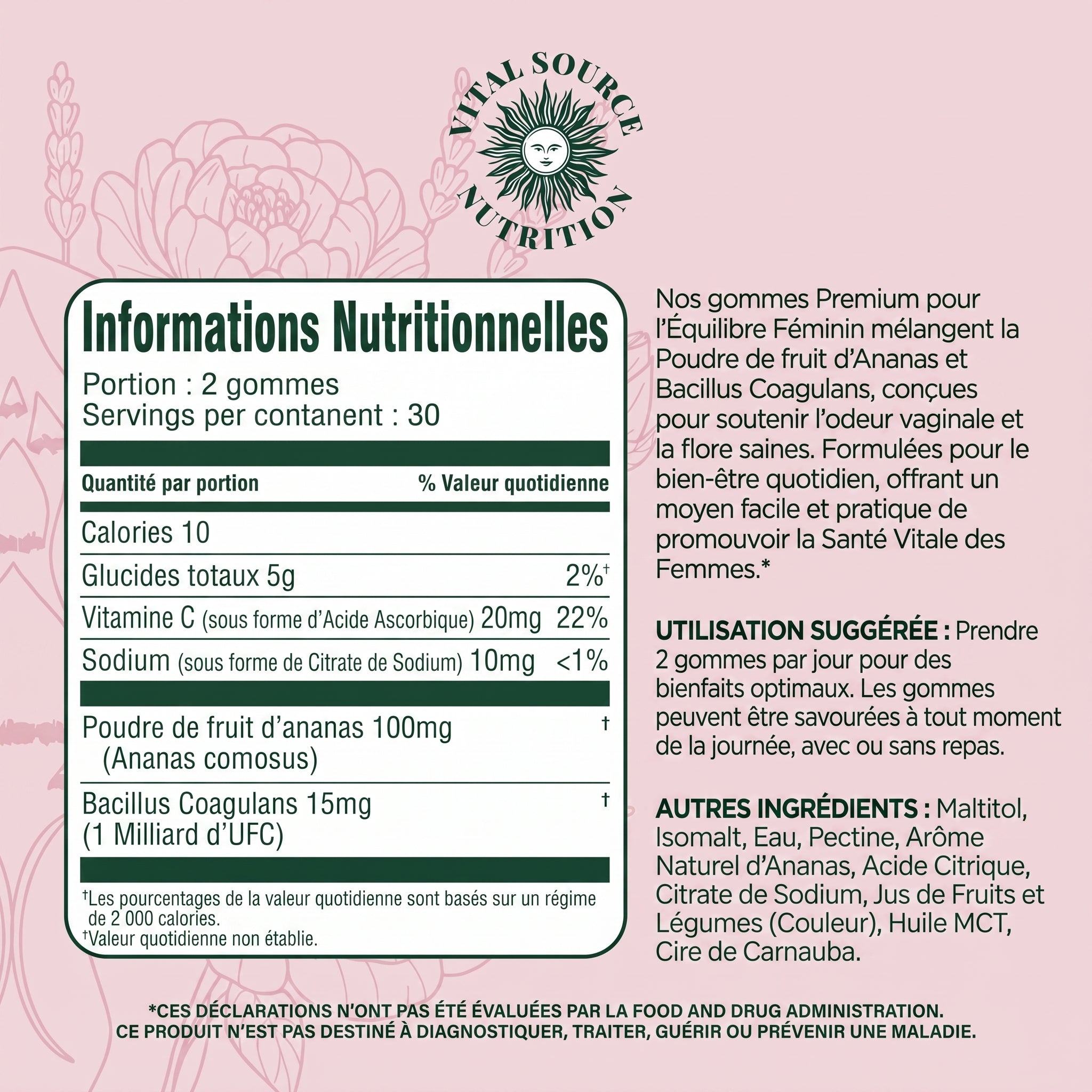 Gummies de Balance Féminine